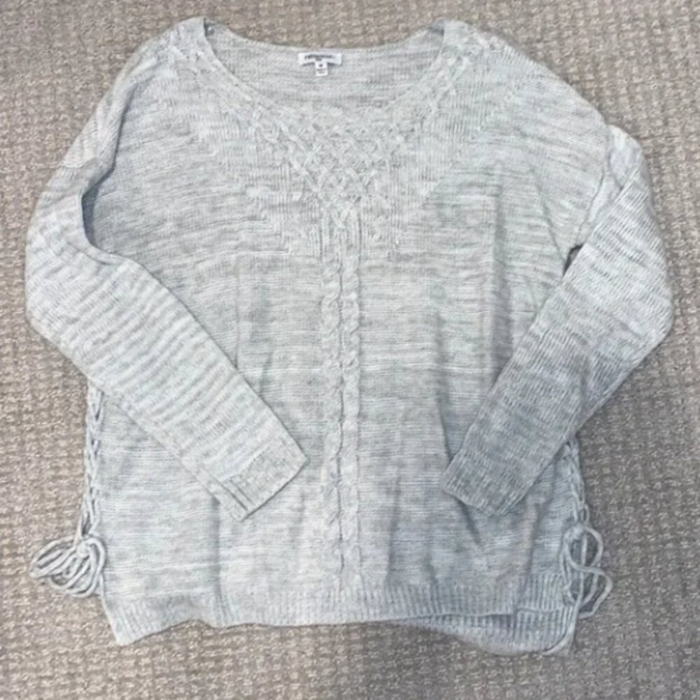 BOGO💕 Freshman Gray Knit Sweater